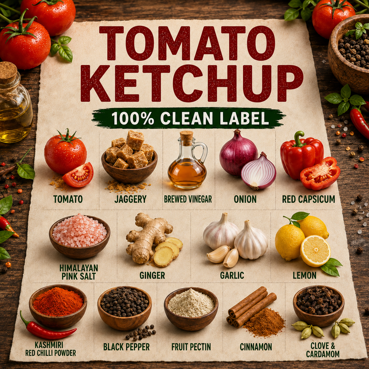Tomato Ketchup + Dates & Raisins Ketchup Combo